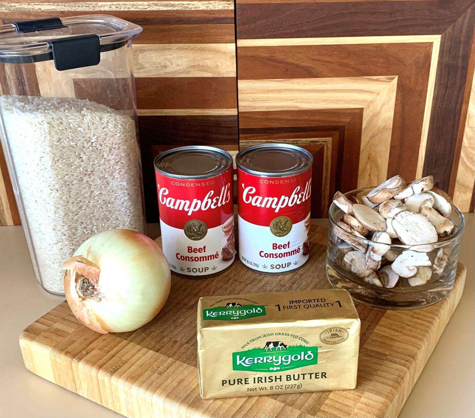 Baked Rice with Beef Consommé – Cooking Aboard with Jill