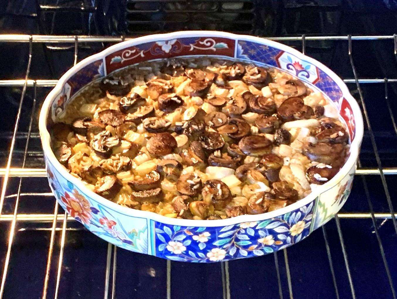 Baked Rice with Beef Consommé Cooking Aboard with Jill