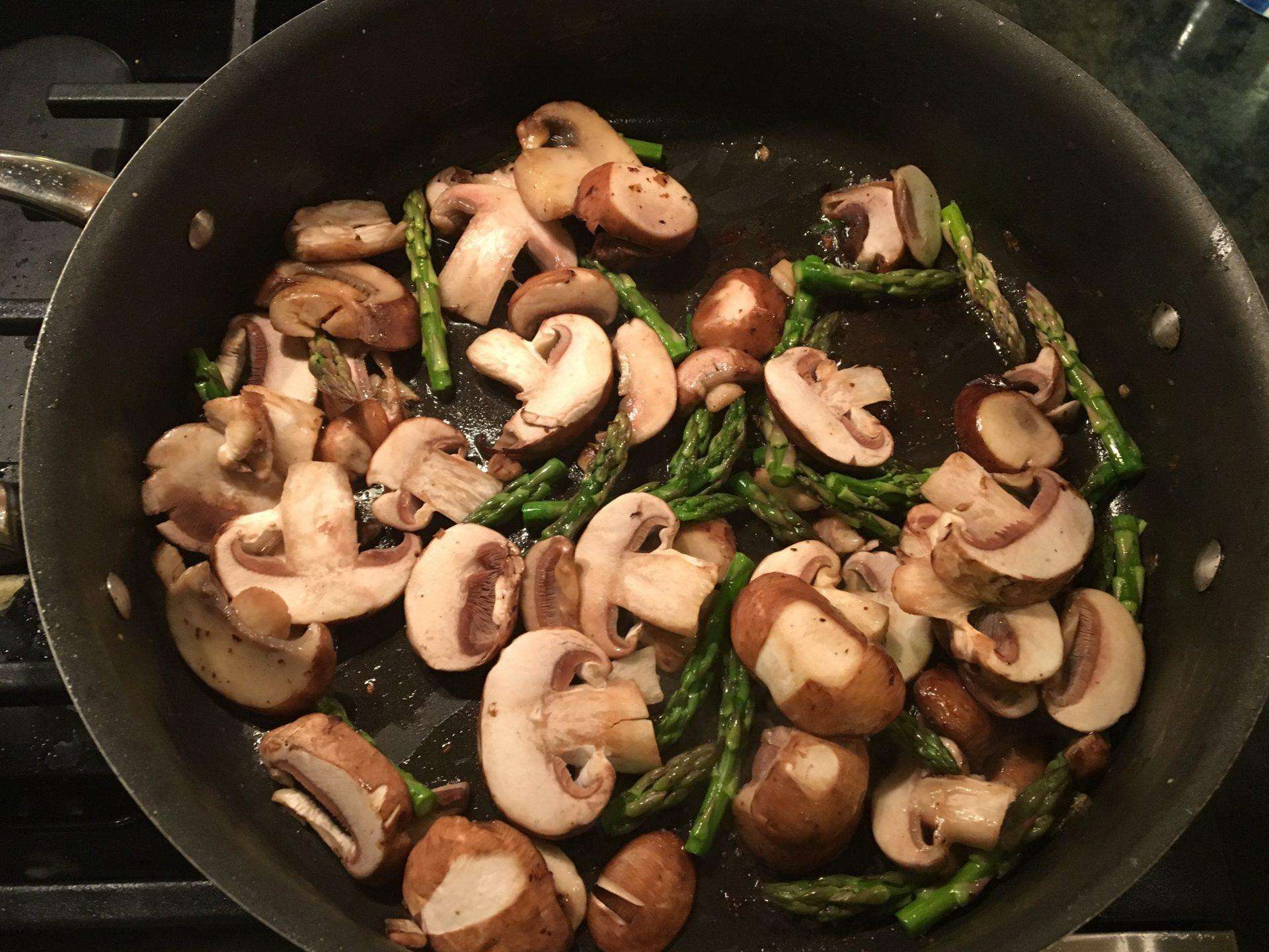 Cream Of Asparagus And Mushroom Soup Cooking Aboard With Jill 5775