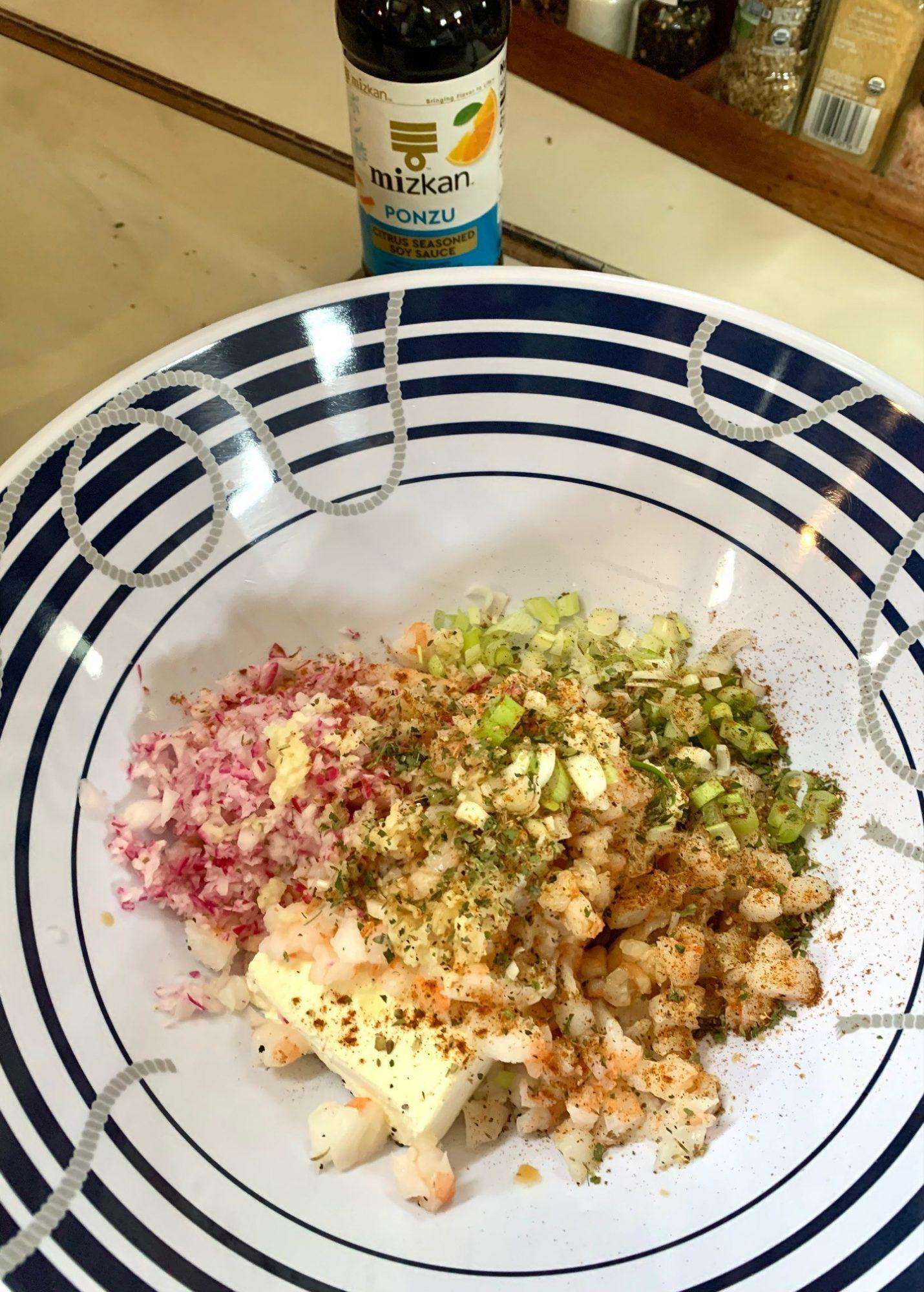 Creamy Shrimp Rice Crackers – Cooking Aboard with Jill