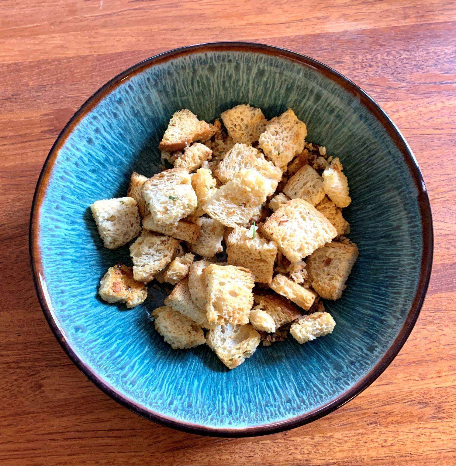 Garlic Cheese Croutons Cooking Aboard with Jill